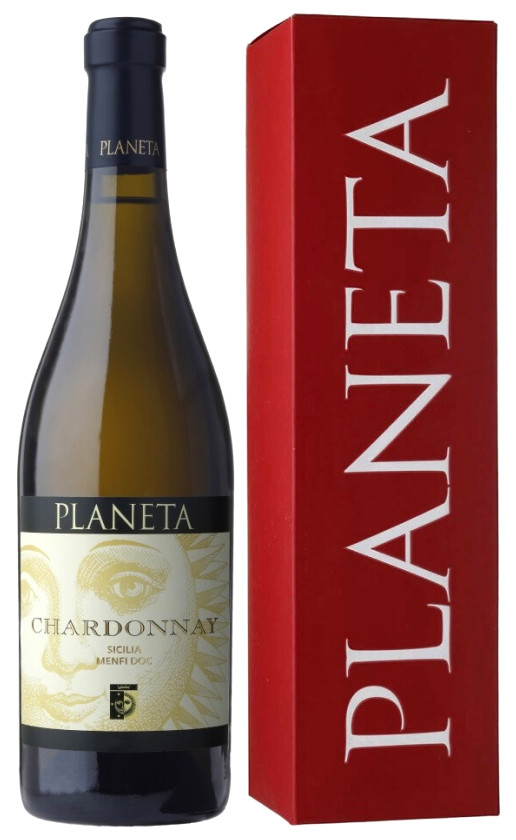 Вино Planeta Chardonnay Sicilia gift box