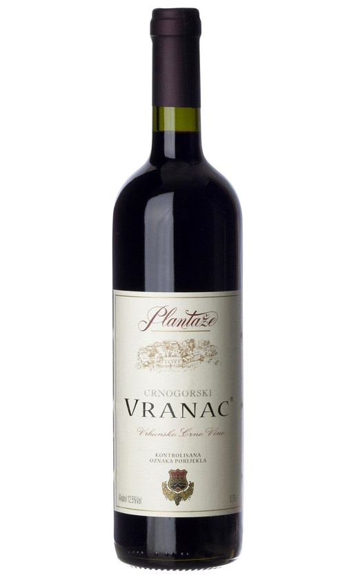 Wine Plantaze Vranac