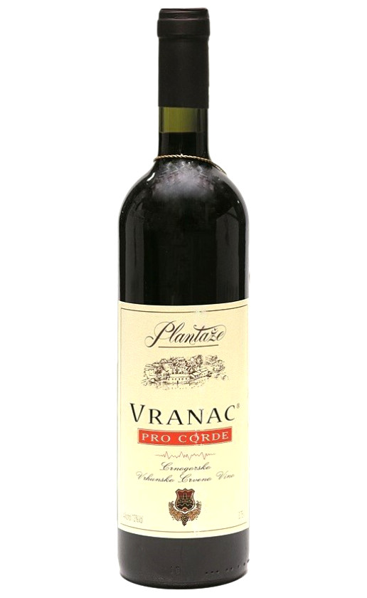 Вино Plantaze Vranac Pro Corde