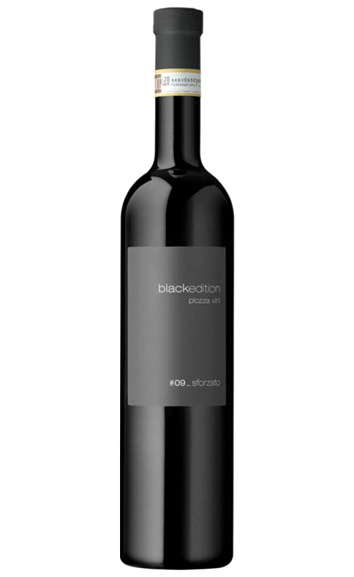 Wine Plozza Black Edition Sforzato Di Valtellina 2015