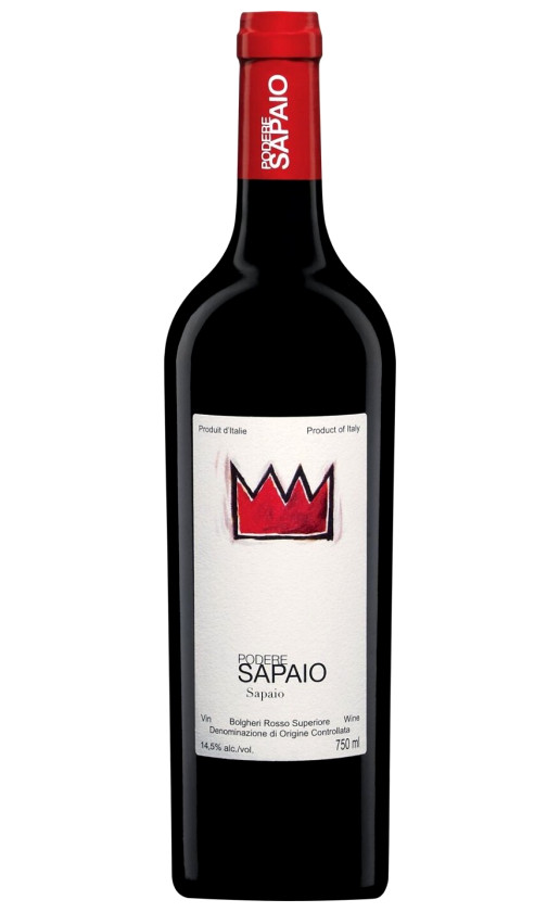Вино Podere Sapaio Sapaio Bolgheri Superiore 2017