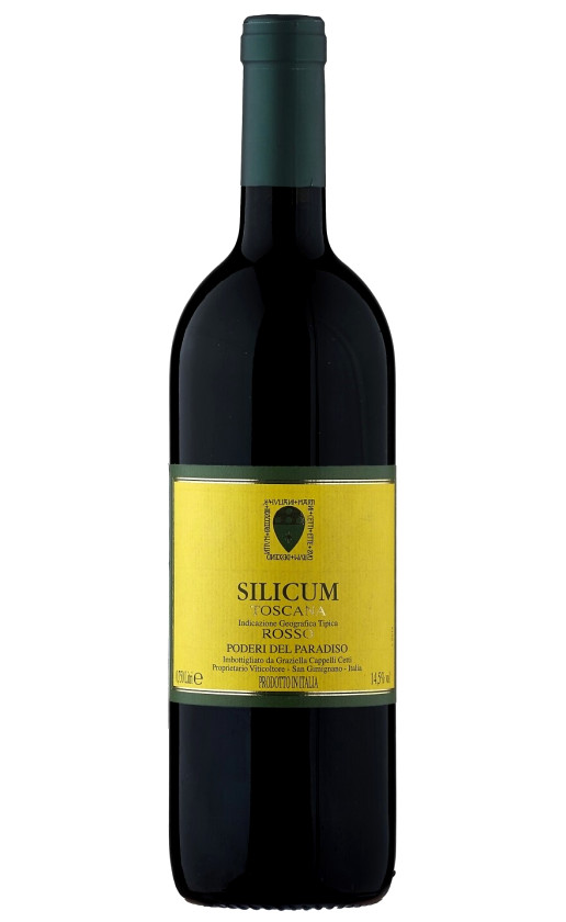 Wine Poderi Del Paradiso Silicum Toscana 2018