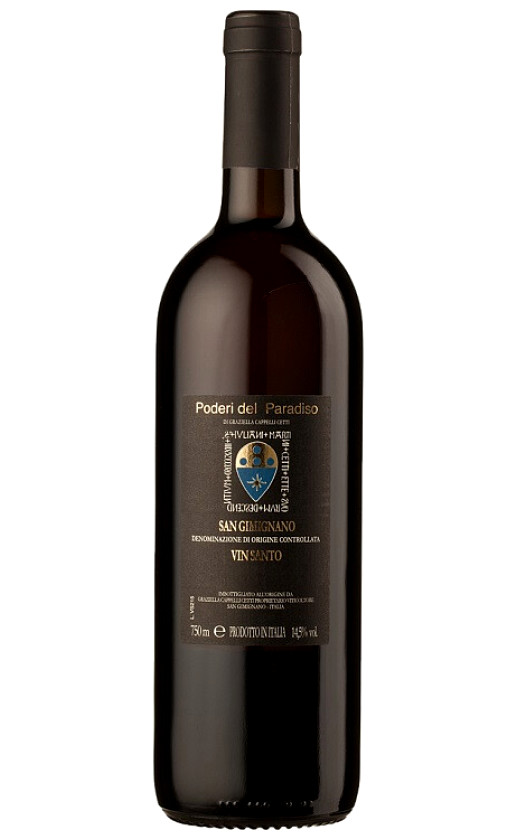 Wine Poderi Del Paradiso Vin Santo San Gimignano 2013