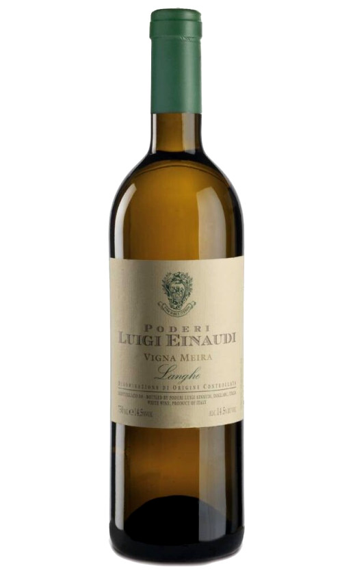 Wine Poderi Luigi Einaudi Vigna Meira Langhe Bianco 2015