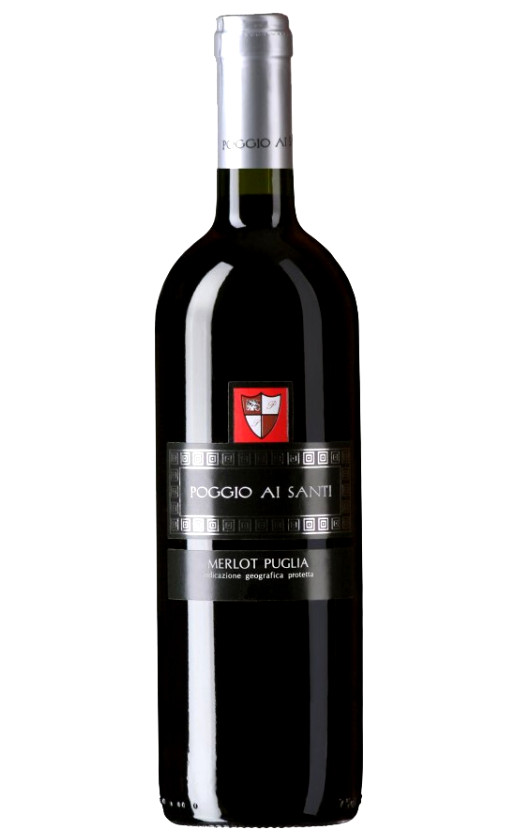 Wine Poggio Ai Santi Merlot Dry Puglia
