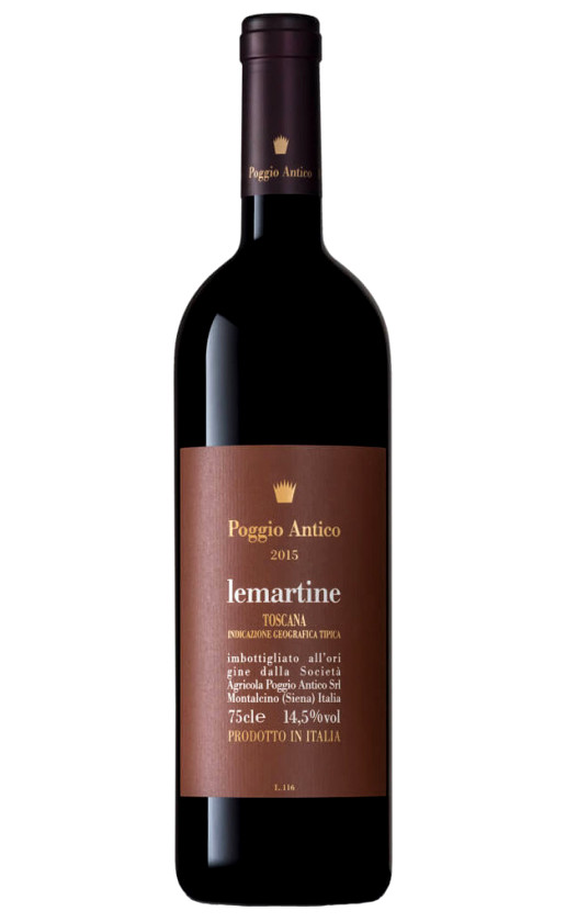 Вино Poggio Antico Lemartine Toscana 2015