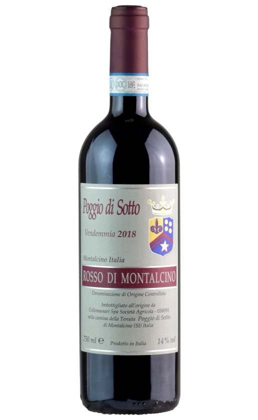 Вино Poggio di Sotto Rosso di Montalcino 2018