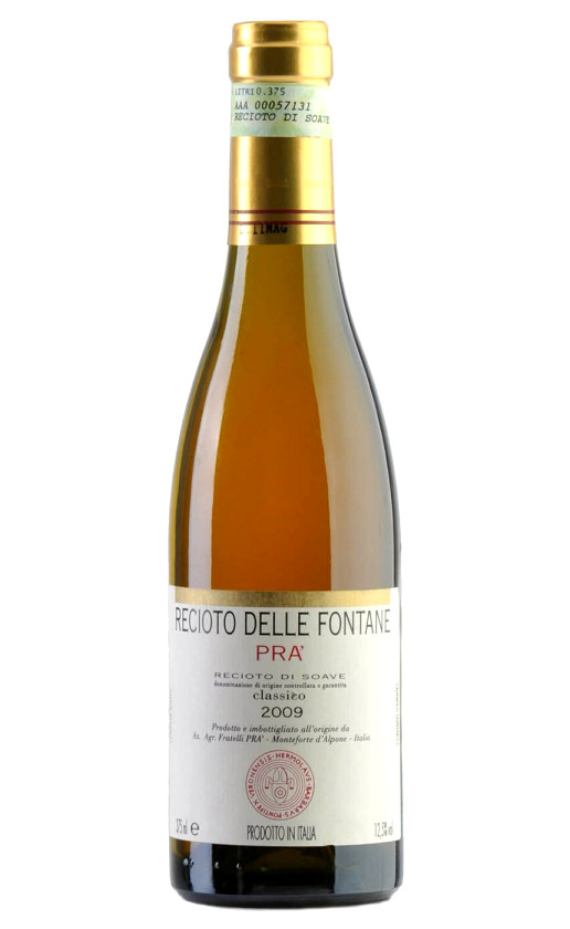 Wine Pra Recioto Delle Fontane Recioto Di Soave Classico 2009