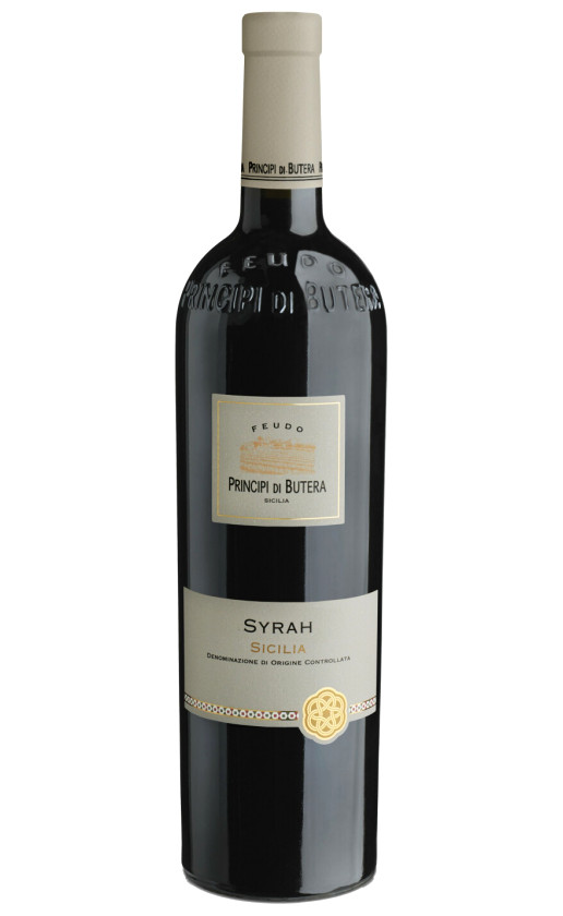Wine Principi Di Butera Syrah Sicilia 2016