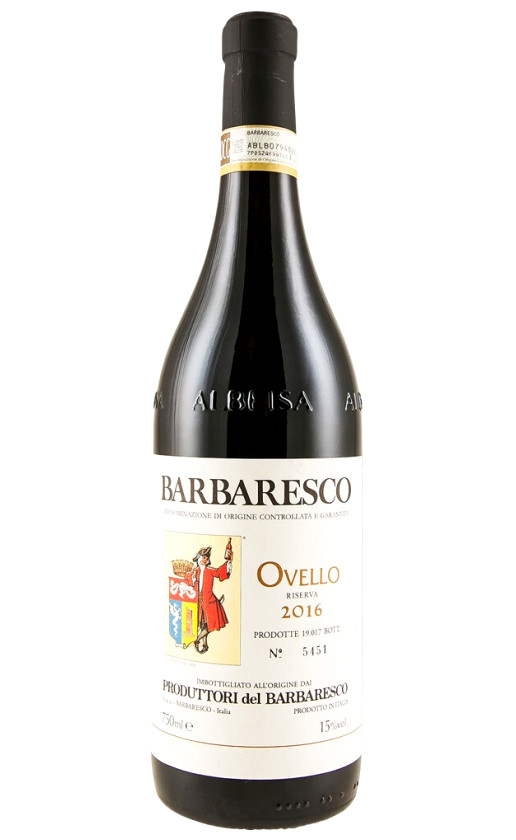 Вино Produttori del Barbaresco Barbaresco Riserva Ovello 2016