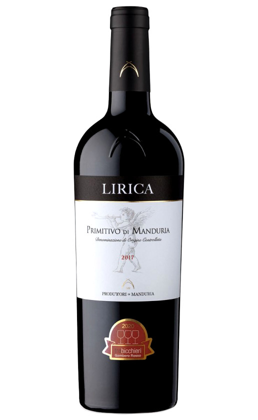 Вино Produttori di Manduria Lirica Riserva Primitivo di Manduria 2017