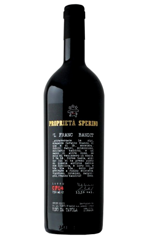 Wine Proprieta Sperino L Franc Bandit