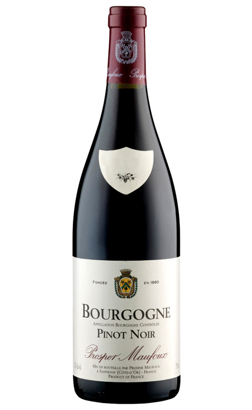 Wine Prosper Maufoux Bourgogne Pinot Noir 2015