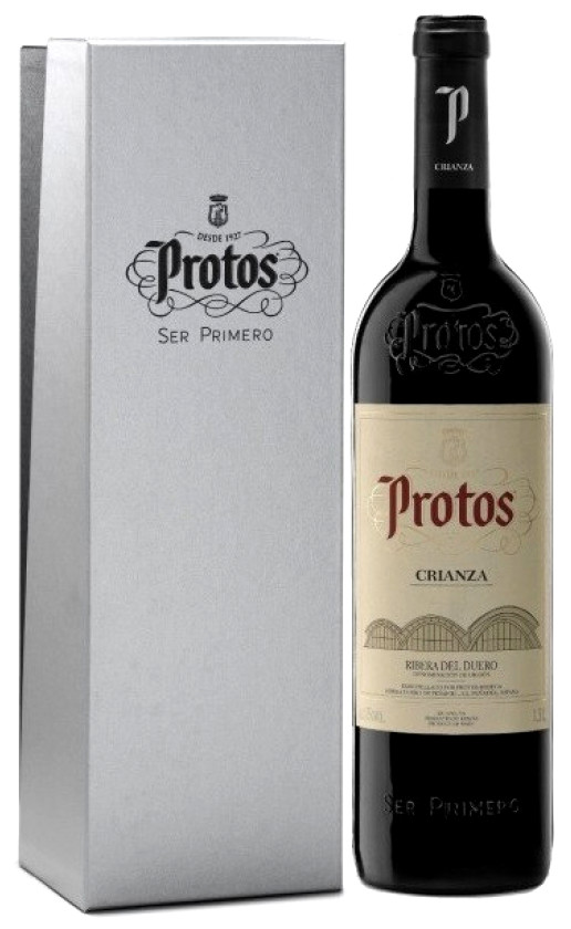 Вино Protos Crianza 2017 gift box