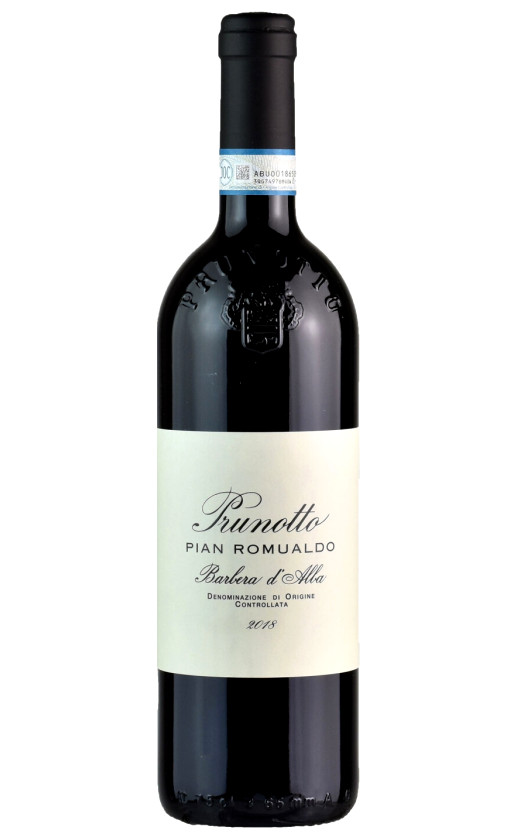 Wine Prunotto Barbera Dalba Pian Romualdo 2018
