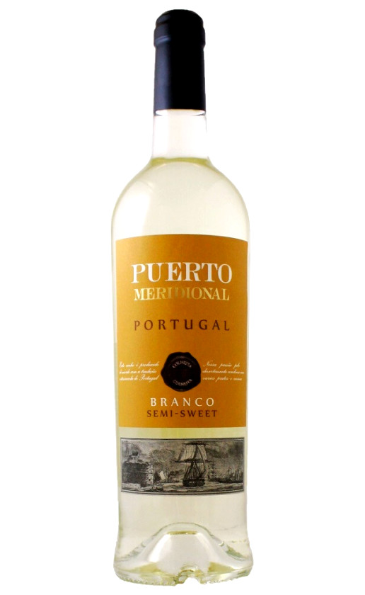 Wine Puerto Meridional Branco Semi Sweet 2016