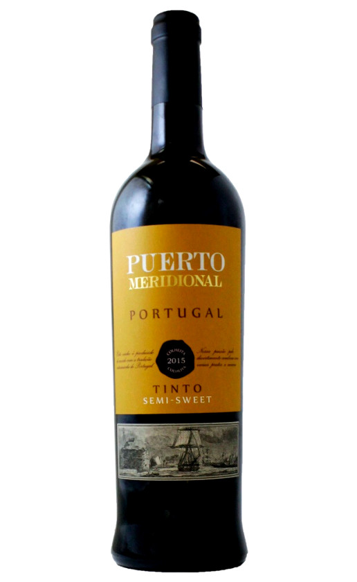 Wine Puerto Meridional Tinto Semi Sweet 2016