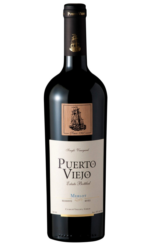 Wine Puerto Viejo Merlot 2012