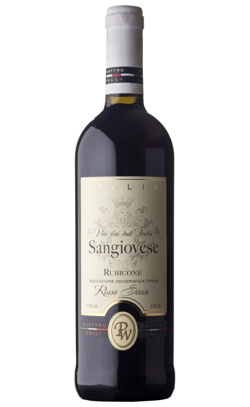 Wine Quattro Valli Sangiovese Rubicone