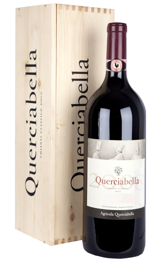 Вино Querciabella Chianti Classico 2017 wooden box