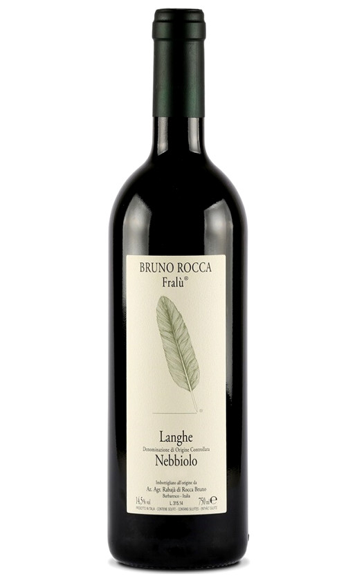 Wine Rabaja Di Bruno Rocca Nebbiolo Fralu Langhe 2019