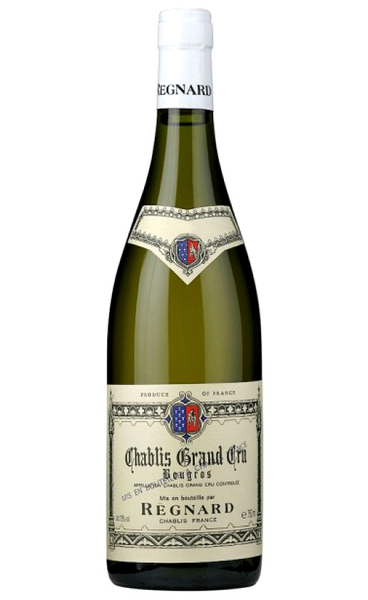 Wine Regnard Chablis Grand Cru Bougros 2006