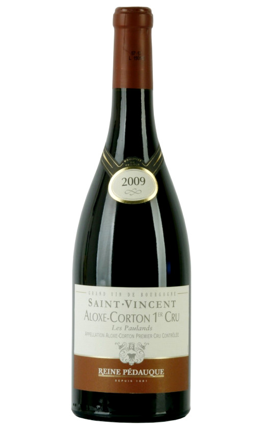 Wine Reine Pedauque Saint Vincent Aloxe Corton 1Er Cru Les Paulands 2009