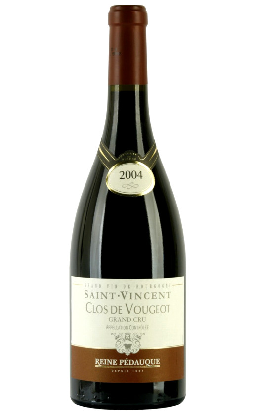 Wine Reine Pedauque Saint Vincent Clos De Vougeot Grand Cru 2004