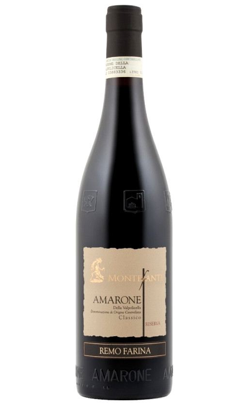 Wine Remo Farina Montefante Amarone Classico Della Valpolicella Riserva 2012