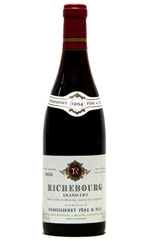 Вино Remoissenet Pere Fils Richebourg Grand Cru 1994