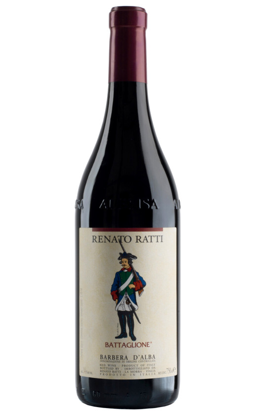 Вино Renato Ratti Battaglione Barbera d'Alba 2017