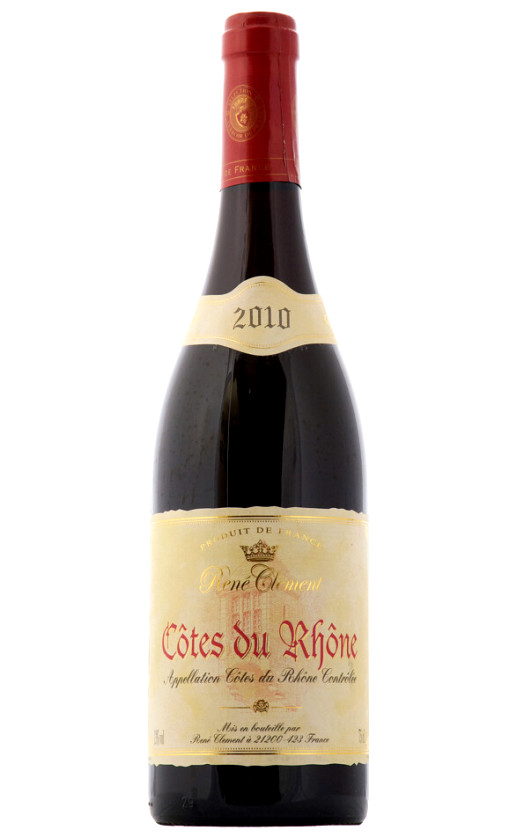Wine Rene Clement Cotes Du Rhone 2010