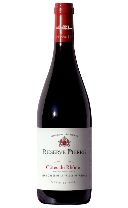 Wine Reserve De Pierre Cotes Du Rhone Rouge