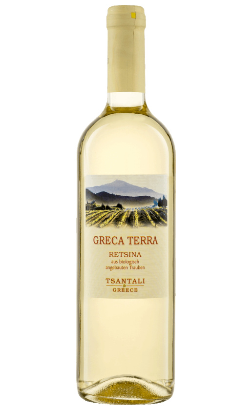 Wine Retsina Greca Terra - Tsantali Vineyards & Wineries