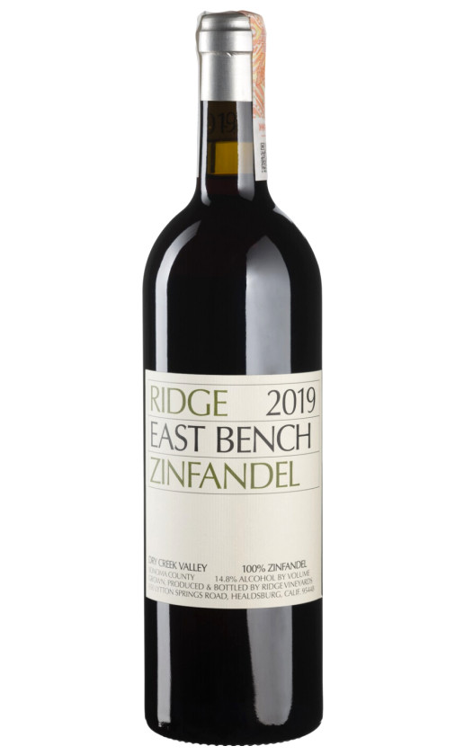 Вино Ridge East Bench Zinfandel 2019