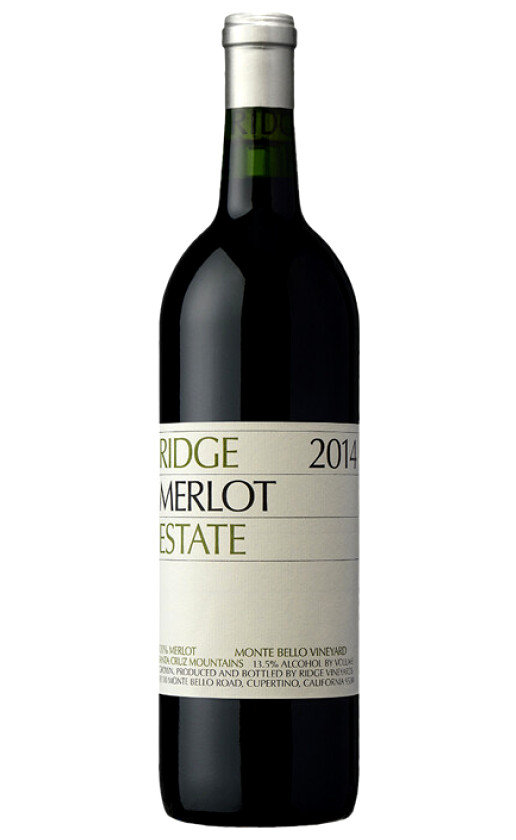 Вино Ridge Estate Merlot 2014
