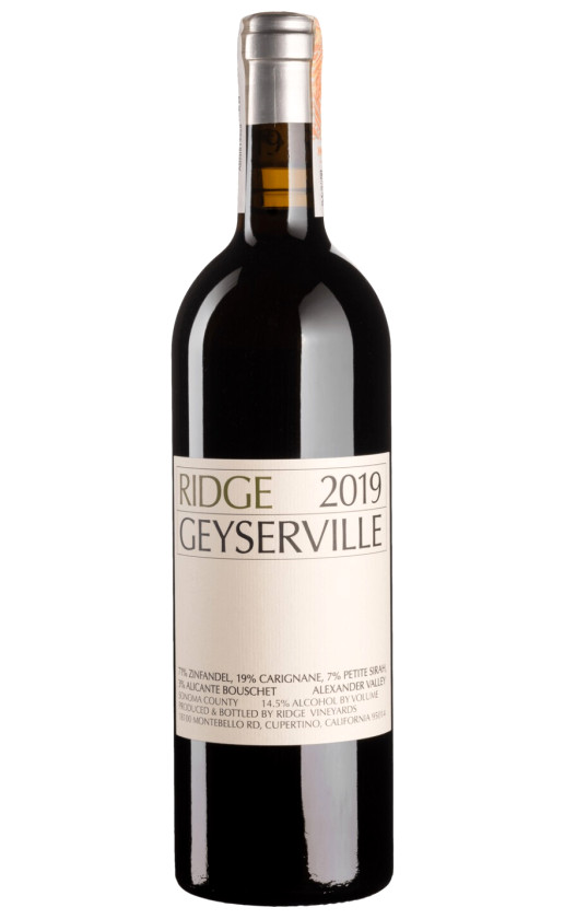 Вино Ridge Geyserville 2019