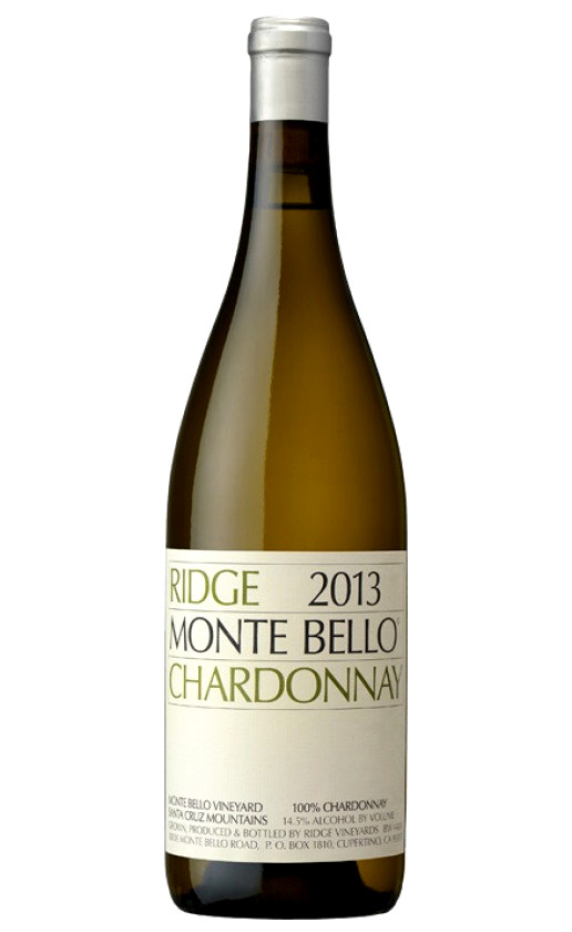Вино Ridge Monte Bello Chardonnay 2013