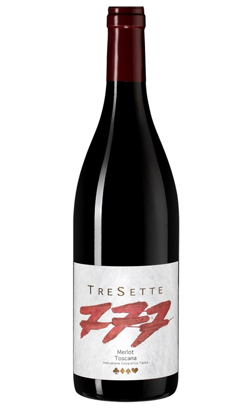 Wine Riecine Tresette Merlot Toscana 2017