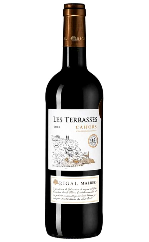 Wine Rigal Les Terrasses Malbec Cahors 2018