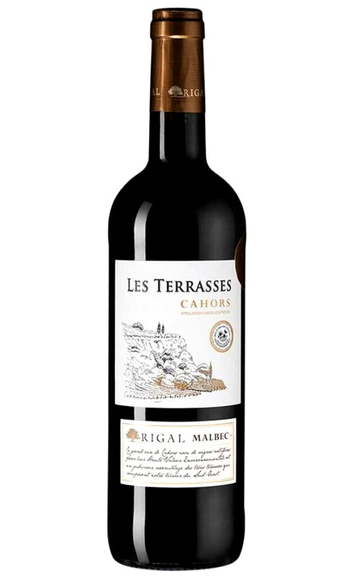 Вино Rigal Les Terrasses Malbec Cahors 2019