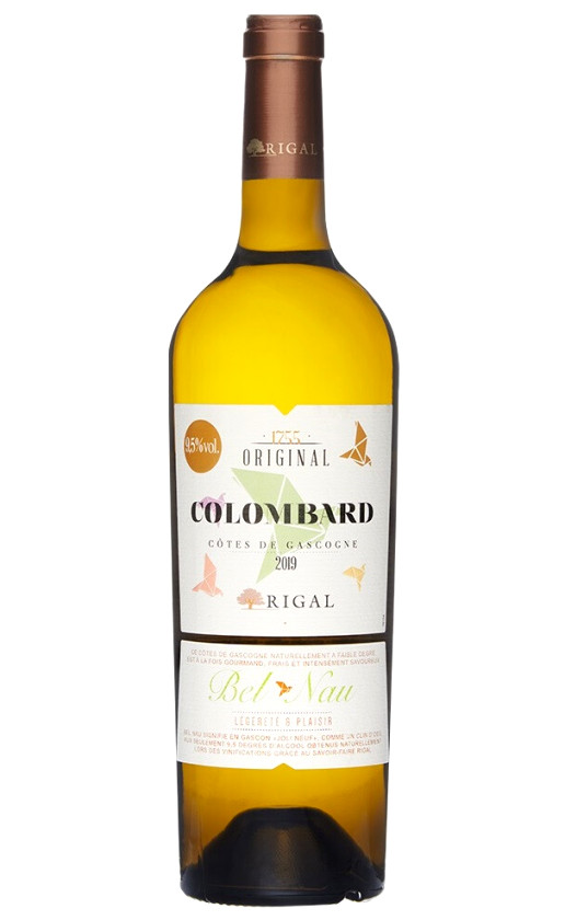 Wine Rigal Original Colombard Cotes De Gascogne 2019