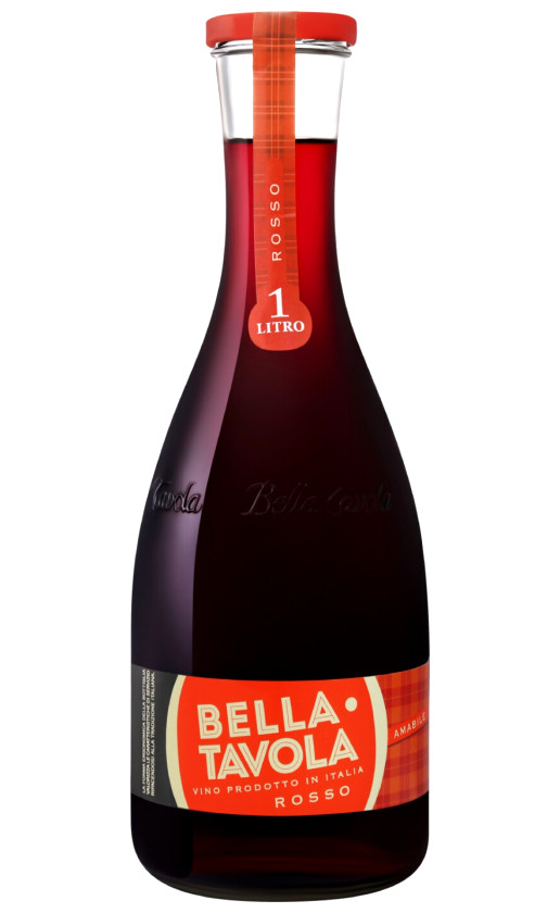 Wine Riunite Bella Tavola Rosso Semi Sweet