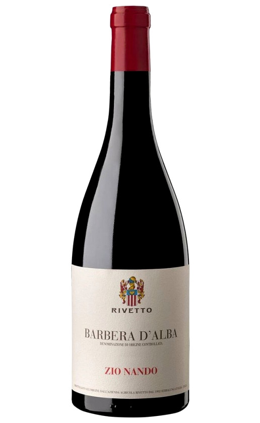 Wine Rivetto Zio Nando Barbera Dalba 2019