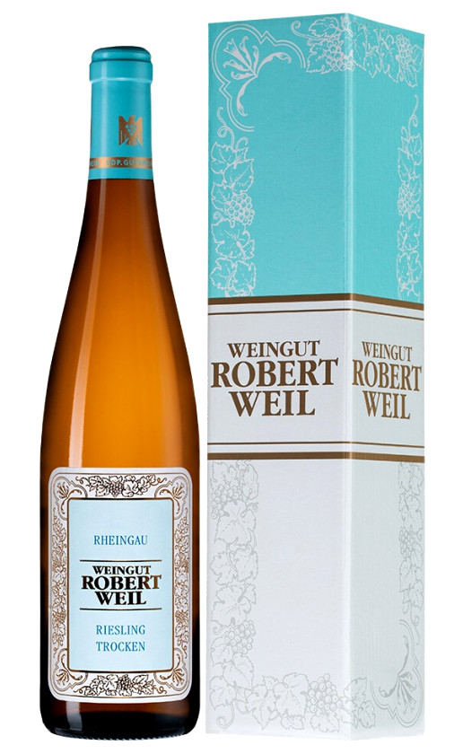 Вино Robert Weil Rheingau Riesling Trocken 2019 gift box