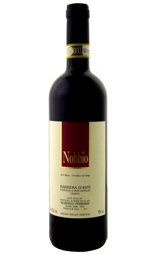 Wine Roberto Ferraris Nobbio Barbera Dasti 2019