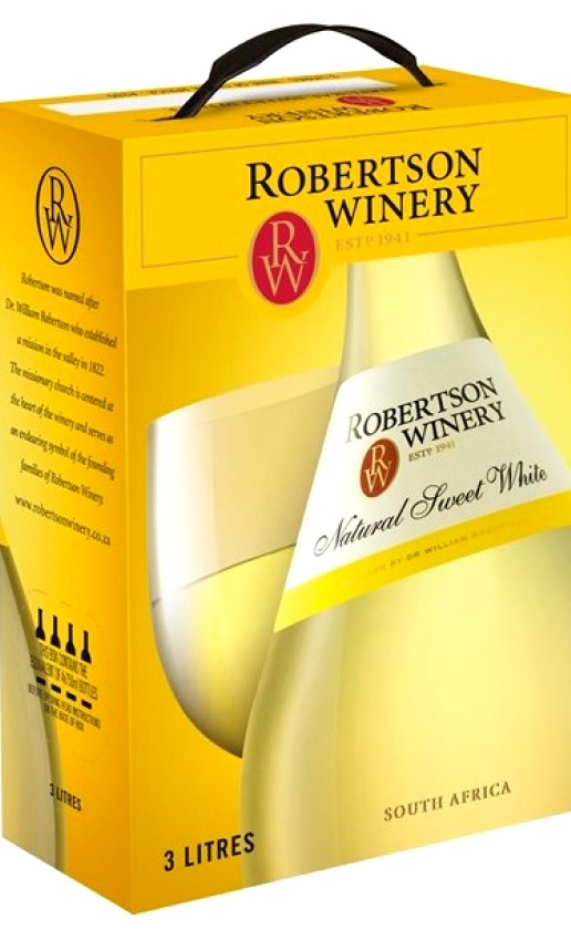 Wine Robertson Winery Natural Sweet White Bag In Box