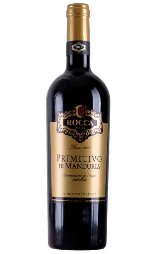Вино Rocca Primitivo di Manduria 2018