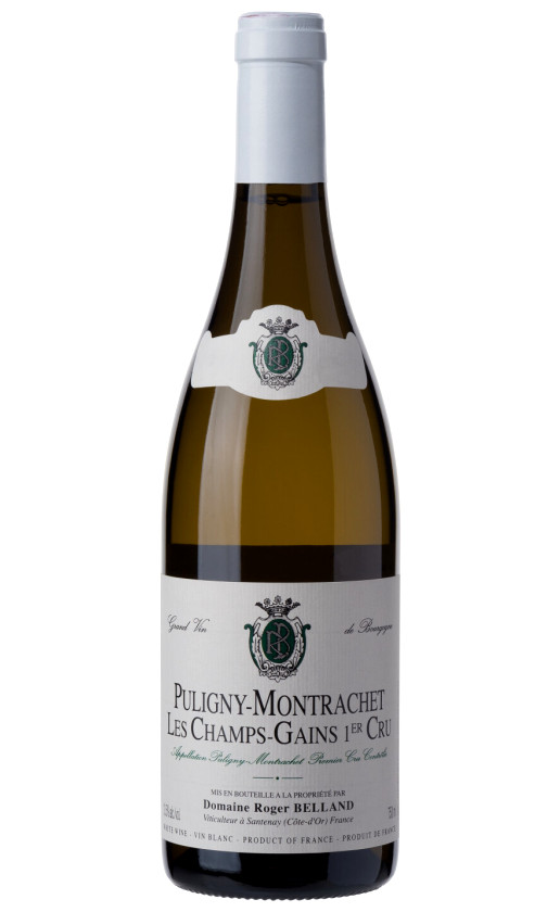 Wine Roger Belland Puligny Montrachet 1 Er Cru Les Champs Gains 2018
