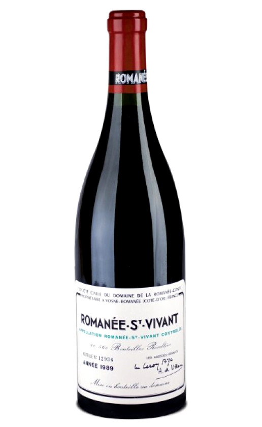 Wine Romanee St Vivant Grand Cru 1989
